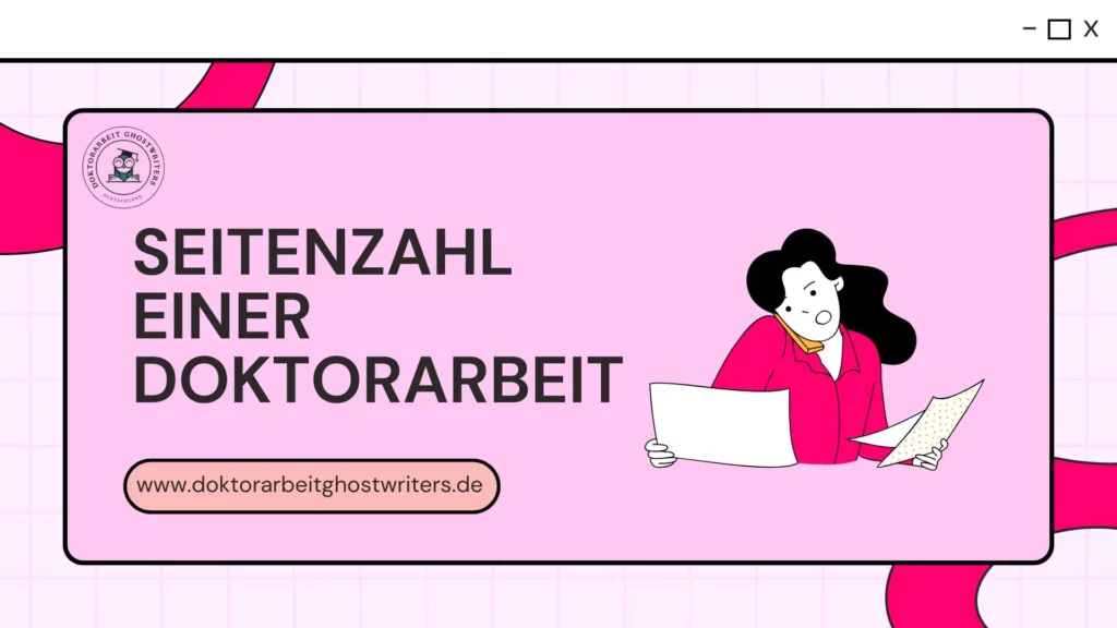 Seitenzahl einer Doktorarbeit